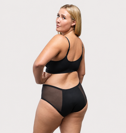 Brief med blonder – 100% lekkasjesikker