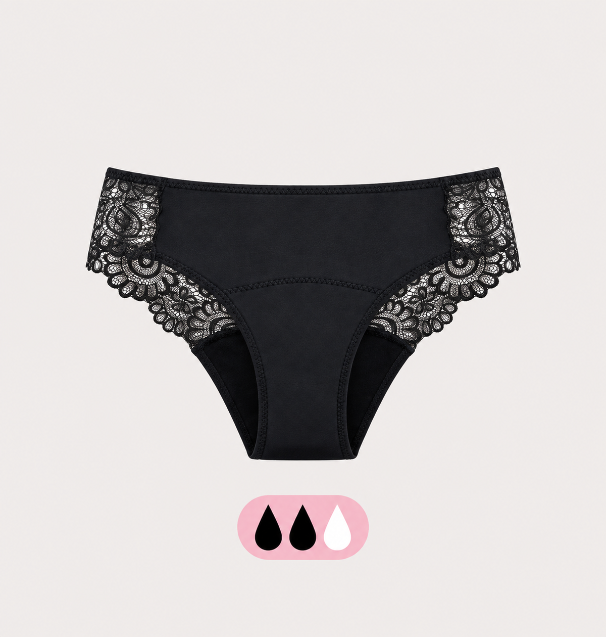 Hipster med blomsterblonder – 100% lekkasjesikker