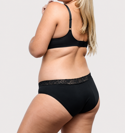 Truse med blonder – 100% lekkasjesikker
