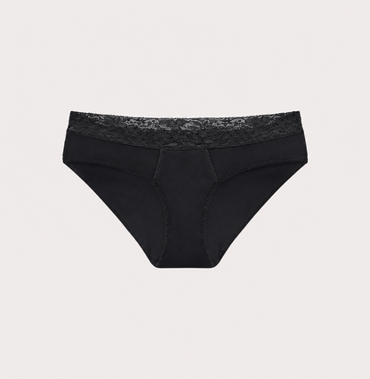 Truse med blonder – 100% lekkasjesikker